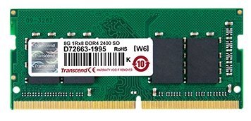 RAM SODIMM Transcend JetRam / 8GB / DDR4 / 2400 / JM2400HSB-8G /
