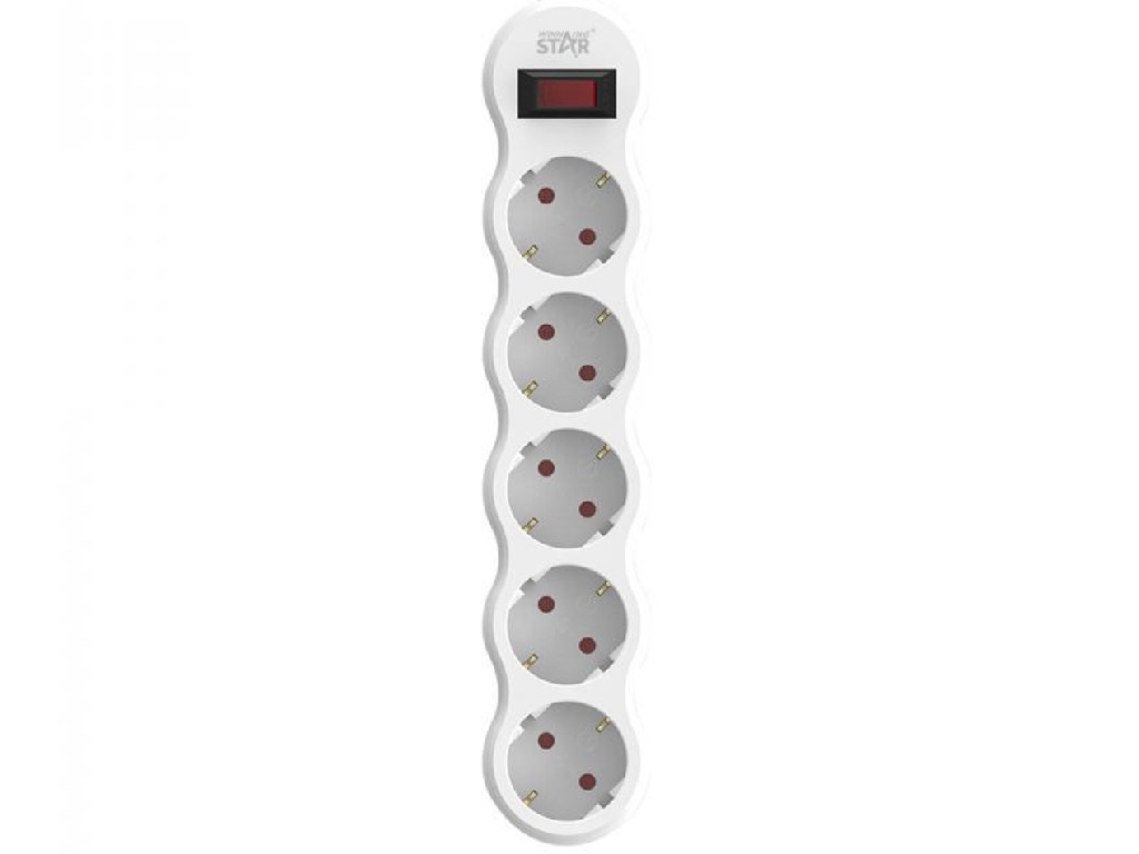 Winning STAR ST-1035 / 5 sockets / 2m White