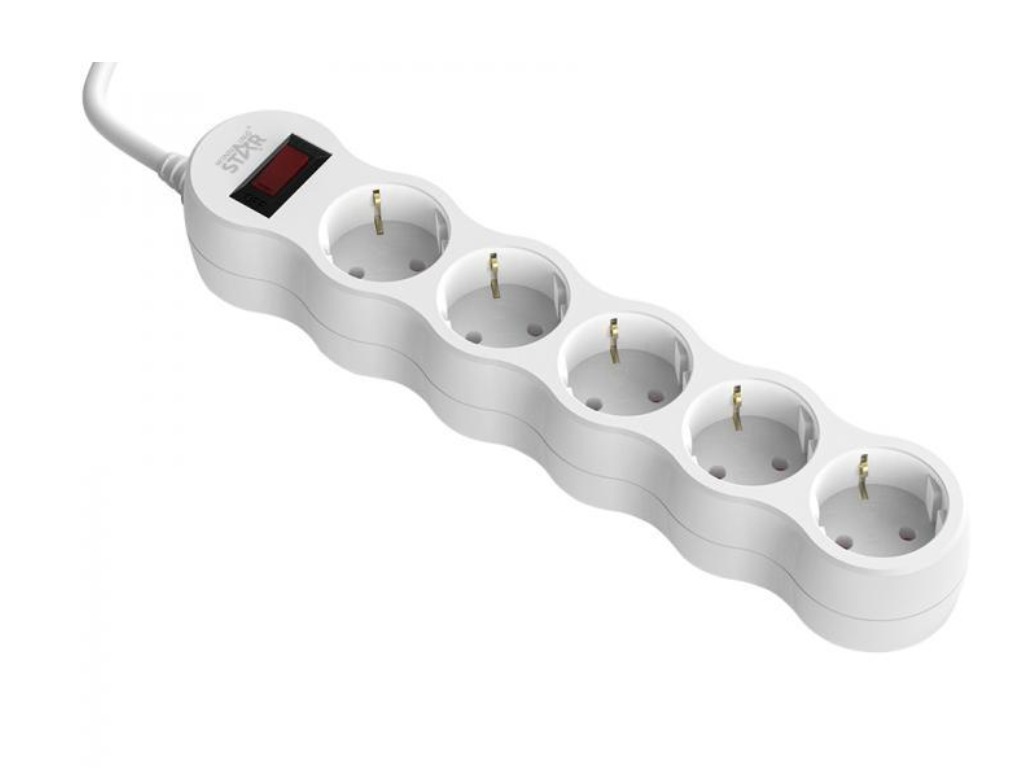 Winning STAR ST-1035 / 5 sockets / 2m White