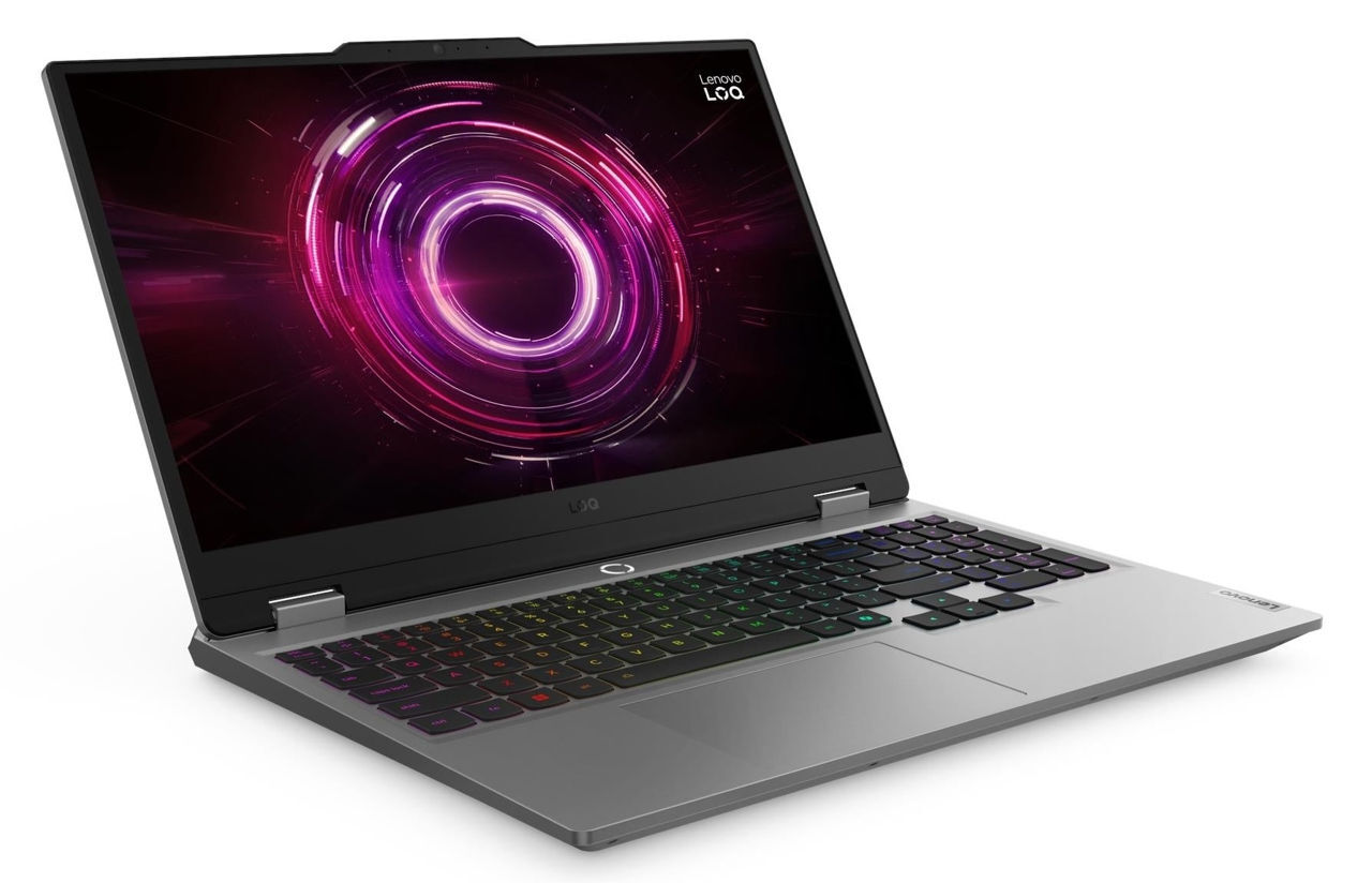 Lenovo LOQ 15AHP10 / 15.6 FullHD IPS 144Hz / Ryzen 7 250 / 16GB DDR5 / 1TB NVMe / GeForce RTX 5050 8GB / 83JG000XRK Grey