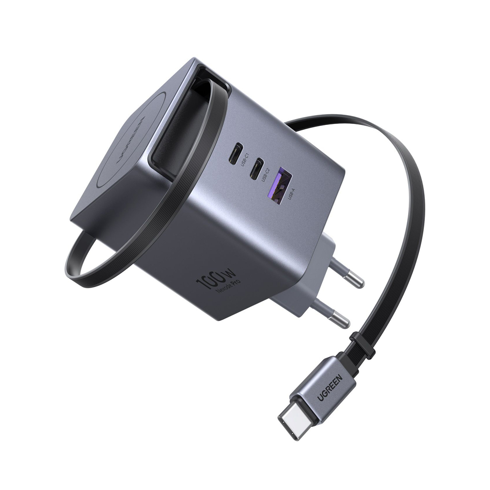 UGREEN X616 / Retractable 100W Graphite