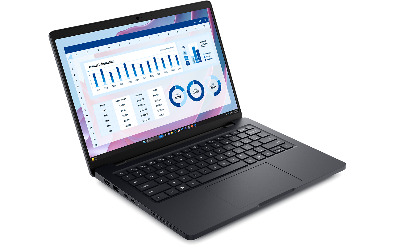 DELL Pro Max 14 MC14255 / 14 IPS QHD+ / Ryzen AI 9 HX PRO 370 / 32Gb LPDDR5X / 1Tb SSD / AMD Radeon / Windows 11 Pro Black