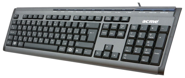 ACME Multimedia Keyboard KM03 Grey USB