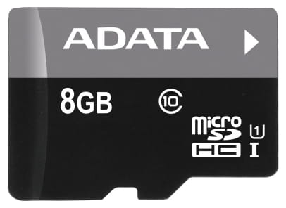 ADATA Premier microSDHC Class 10 UHS-I U1 8GB + SD adapter