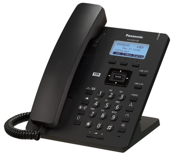 SIP phone Panasonic KX-HDV130RU / Black