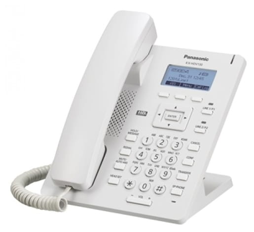 SIP phone Panasonic KX-HDV130RU / White