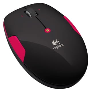 Logitech Wireless Mouse M345 Black-Pink USB