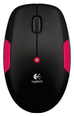 Logitech Wireless Mouse M345 Black-Pink USB