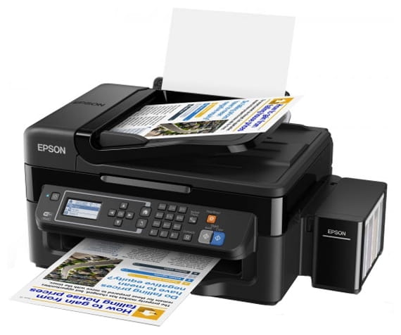 Epson L566 Copier, Printer. Scanner, Fax, A4, Ethernet + Wi-Fi, ADF, iPrint