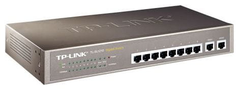 TP-LINK TL-SL1210 / 1U 8port 100Mbps + 2port 1000Mbps