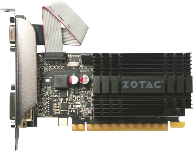 VGA ZOTAC GeForce GT710 Zone Edition / 1GB DDR3 / 64bit / Passive Cooling / ZT-71301-20L
