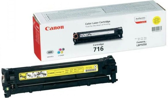 Canon 716 Original Laser Cartridge Yellow