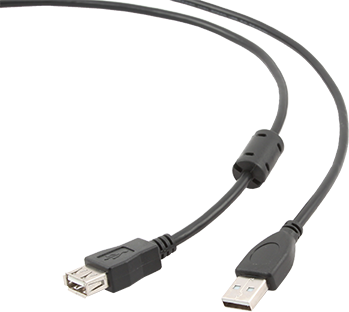 Cable Gembird CCF-USB2-AMAF-10 / Black