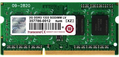 Transcend PC10600 2GB DDR3