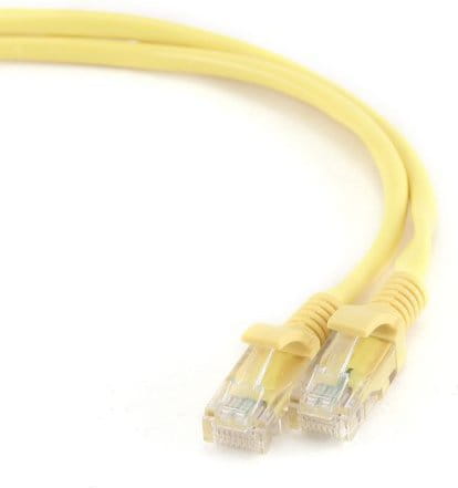 Cable Patch Cord Cablexpert PP12-0.5M / 0.5m / Cat.5E / Yellow