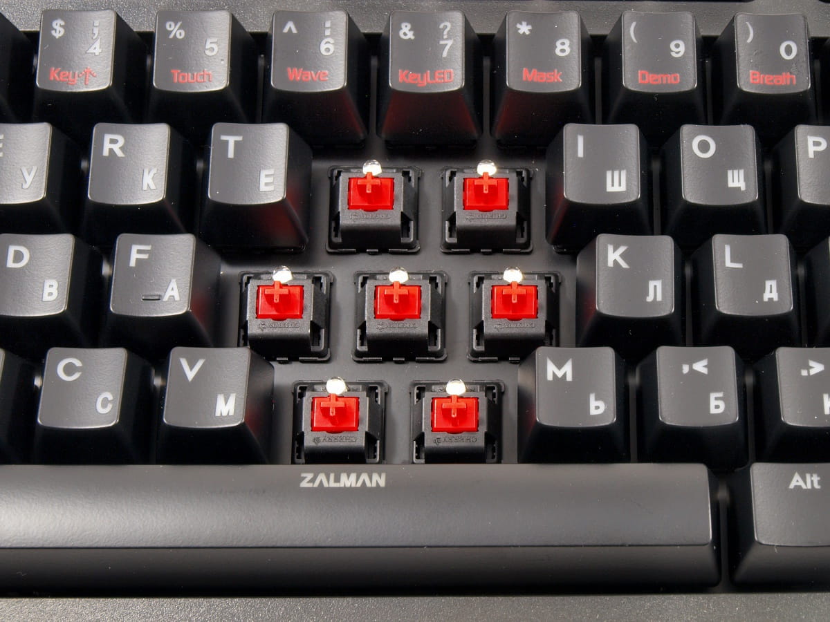 Zalman ZM-K600S Black USB+PS/2