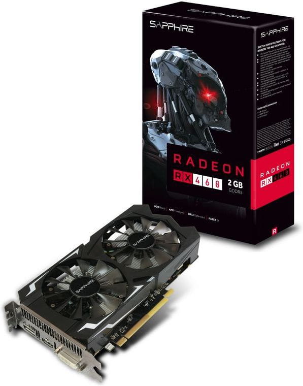Sapphire Radeon RX 460 2GB DDR5 128Bit