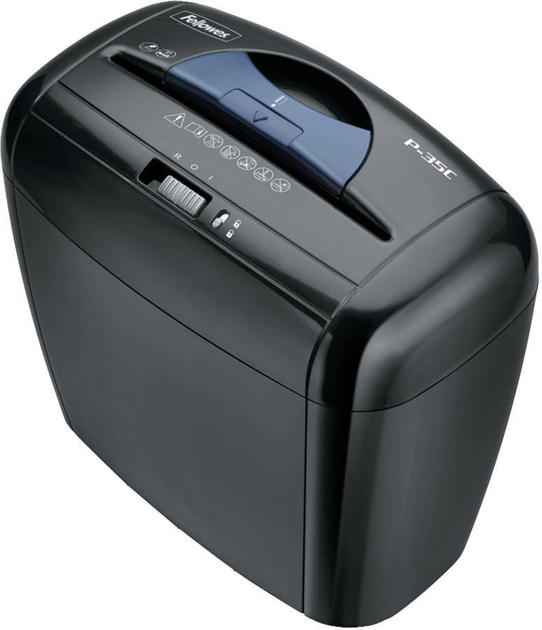 Fellowes PowerShred® P-35C, Cross Cut 4х40mm, Capacity 5sheets