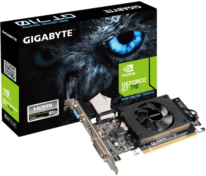 Gigabyte GeForce GT710 2GB DDR3 64bit / GV-N710D3-2GL 2.0