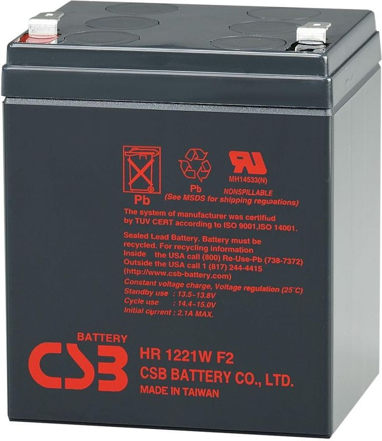 UPS Battery CSB 12V 5AH HR1221W /
