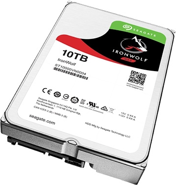 3.5" HDD Seagate IronWolf ST10000VN0004 / 10.0TB / 256MB / SATA /
