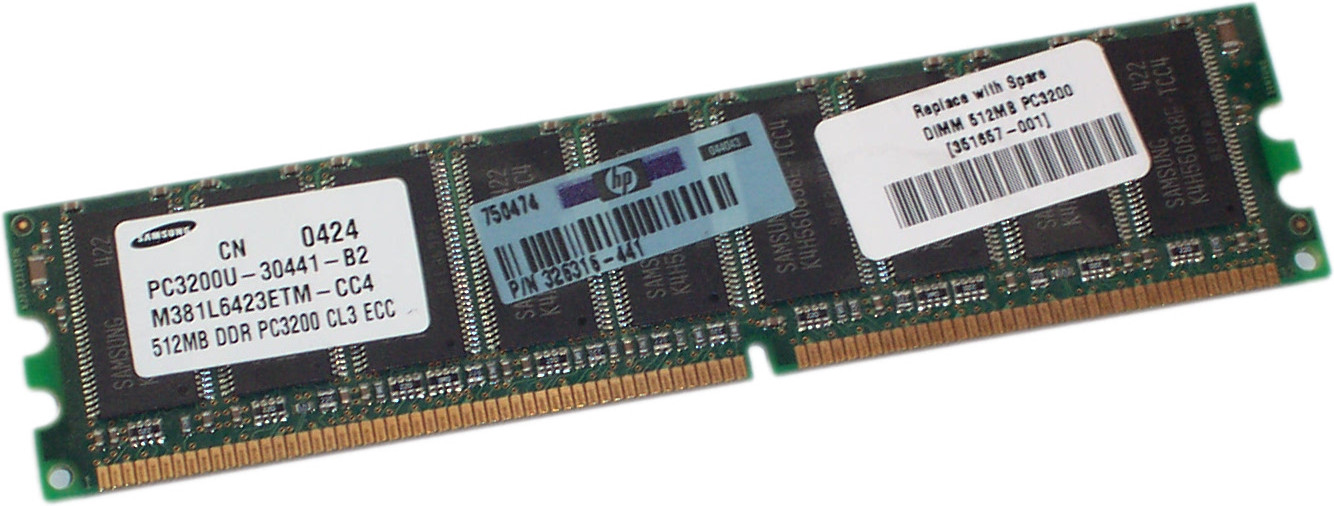 Samsung DDR 400 Registered ECC DIMM 512Mb