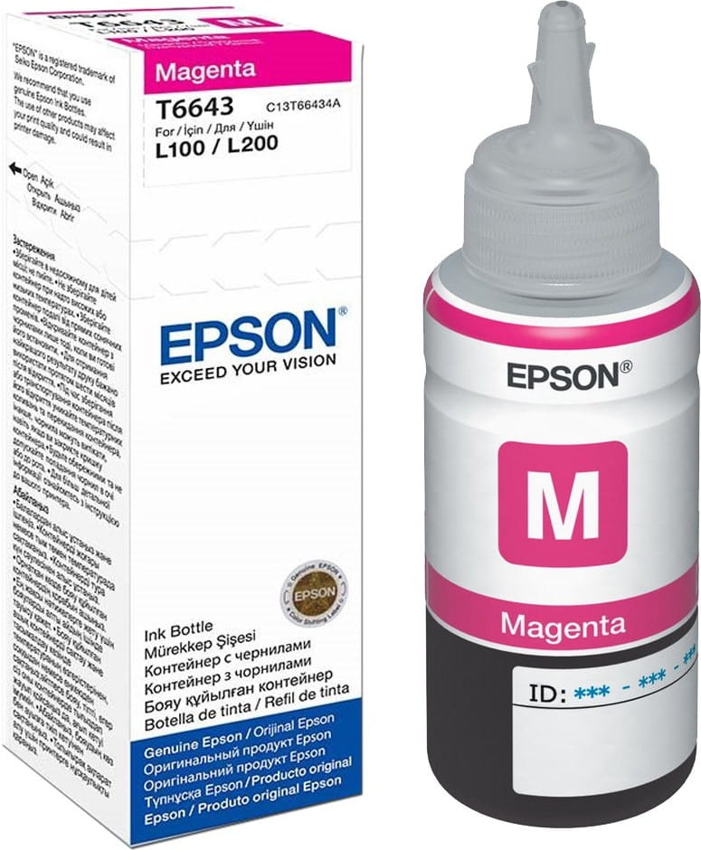 Ink Epson T66434A / 70ml / Magenta