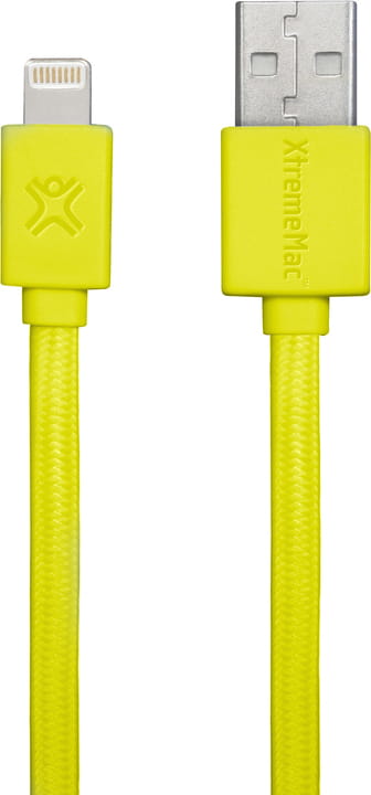 Cable XtremeMac Flat Cable Lightning XCL-USB / Yellow