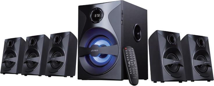 Speakers F & D F3800X / 5.1 / RMS 80W / Black