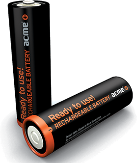 ACME Rechargeable Batteries 2600mAh AA 2pcs