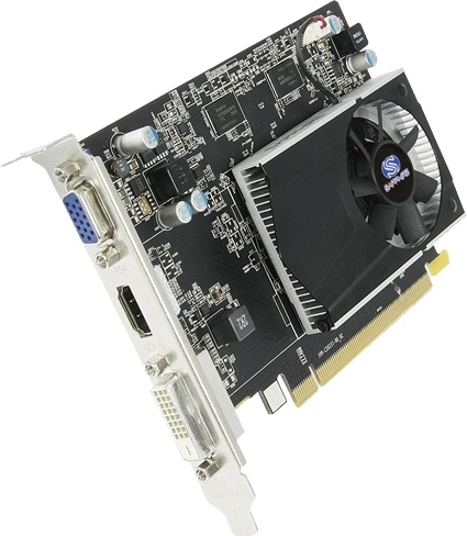 Sapphire Radeon R7 240 730Mhz PCI-E 3.0 4096Mb 1800Mhz 128 bit DVI HDMI HDCP