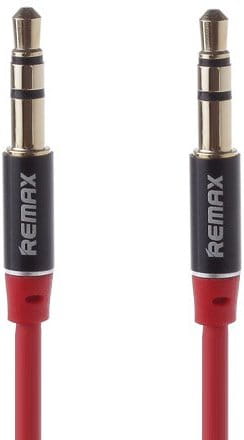 Remax AUX cable, 1M Red