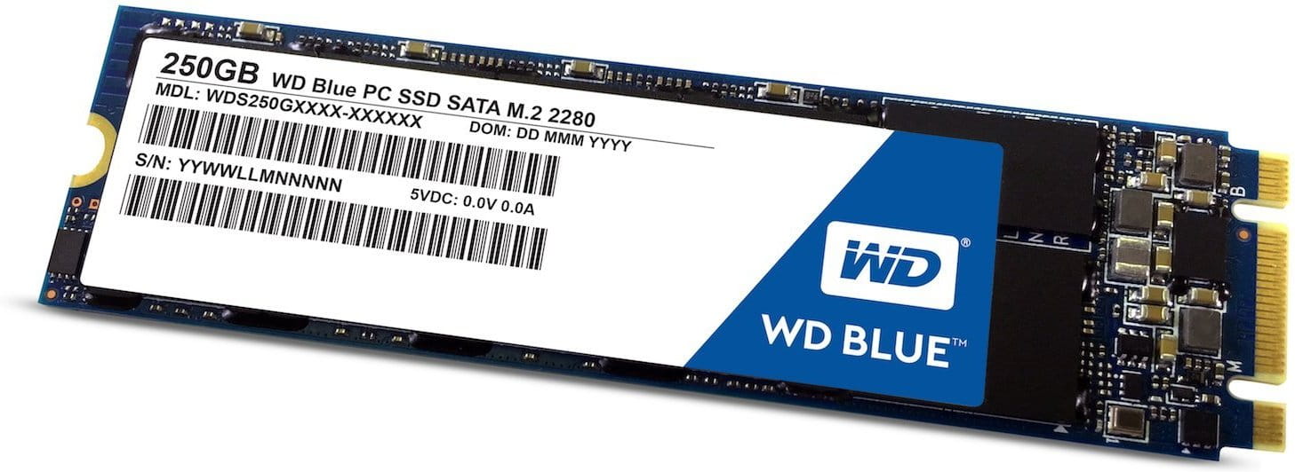 Western Digital Blue WDS250G1B0B 250GB SSD M.2