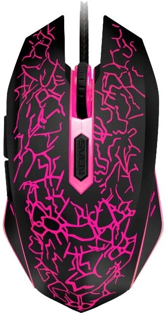 Mouse SVEN GX-950 / Gaming / 4 color backlight / Soft Touch / Black
