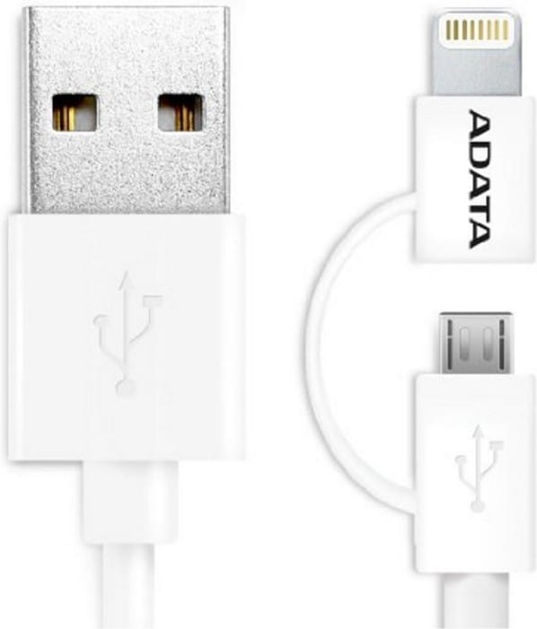Cable ADATA Sync & Charge 2-in-1 LightningµUSB /