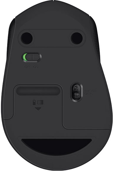 Logitech M330 SILENT PLUS / Wireless / USB / Black