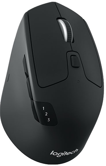 Logitech M720 Triathlon / Bluetooth + 2.4GHz / Black
