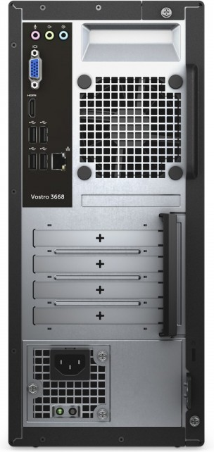 PC DELL Vostro 3668 MT / i5-7400 / 8Gb DDR4 / 256Gb SSD / Intel HD 530 Graphics / Black /