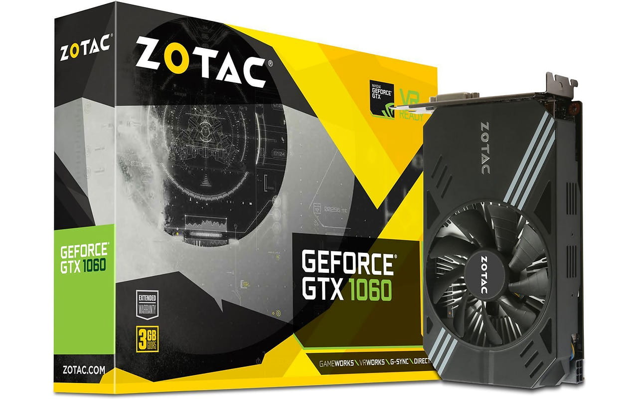 ZOTAC GeForce GTX 1060 3GB DDR5