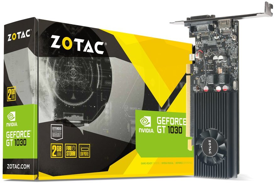 VGA ZOTAC GeForce GT 1030 2GB DDR5 / 64bit / Single Fan / ZT-P10300A-10L