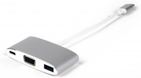 LMP USB-C  to VGA & USB 3.0  & USB-C aluminum housing