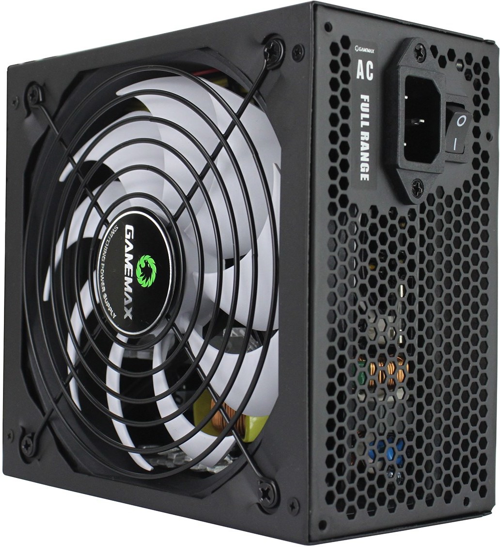 Game Max GM500 500W 80 Plus Modular Power Supply ATX PC Gaming PSU 14CM Fan  6931858730013