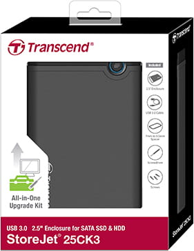 External Case Transcend TS0GSJ25CK3 / Kit /