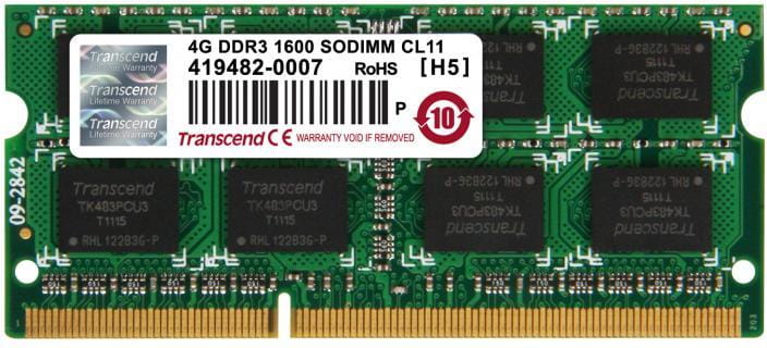 Transcend 4GB DDR3 1600 SODIMM