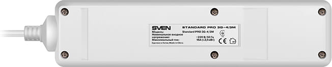 Sven Standart Pro 3G-4 1.5m 4 Socket max 2.2kW