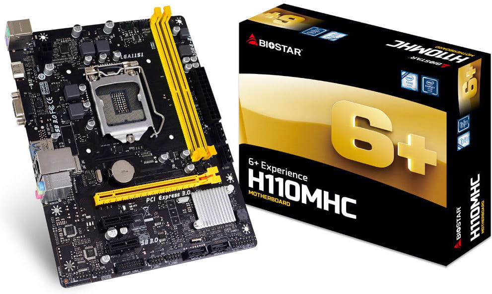 MB Biostar H110MHC / S1151 / DDR4 / Intel H110 / mATX