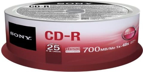 Sony CD-R 700Mb / x48 / Cake 25