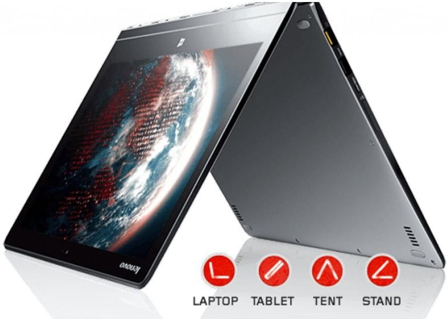 Lenovo IdeaPad Yoga 3 Pro 13.3" IPS QHD+ \ Core M 5Y71 \ 8.0Gb \ 256Gb SSD \ Windows 8 \ 80HE0