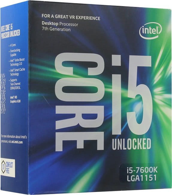 Intel i5-7600K Unlocked Kaby Lake