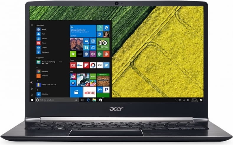 Acer Swift 5 14.0" FullHD \ i5-7200U \ 4Gb \ 256Gb SSD SF514-51-53TJ NX.GLDEU.005